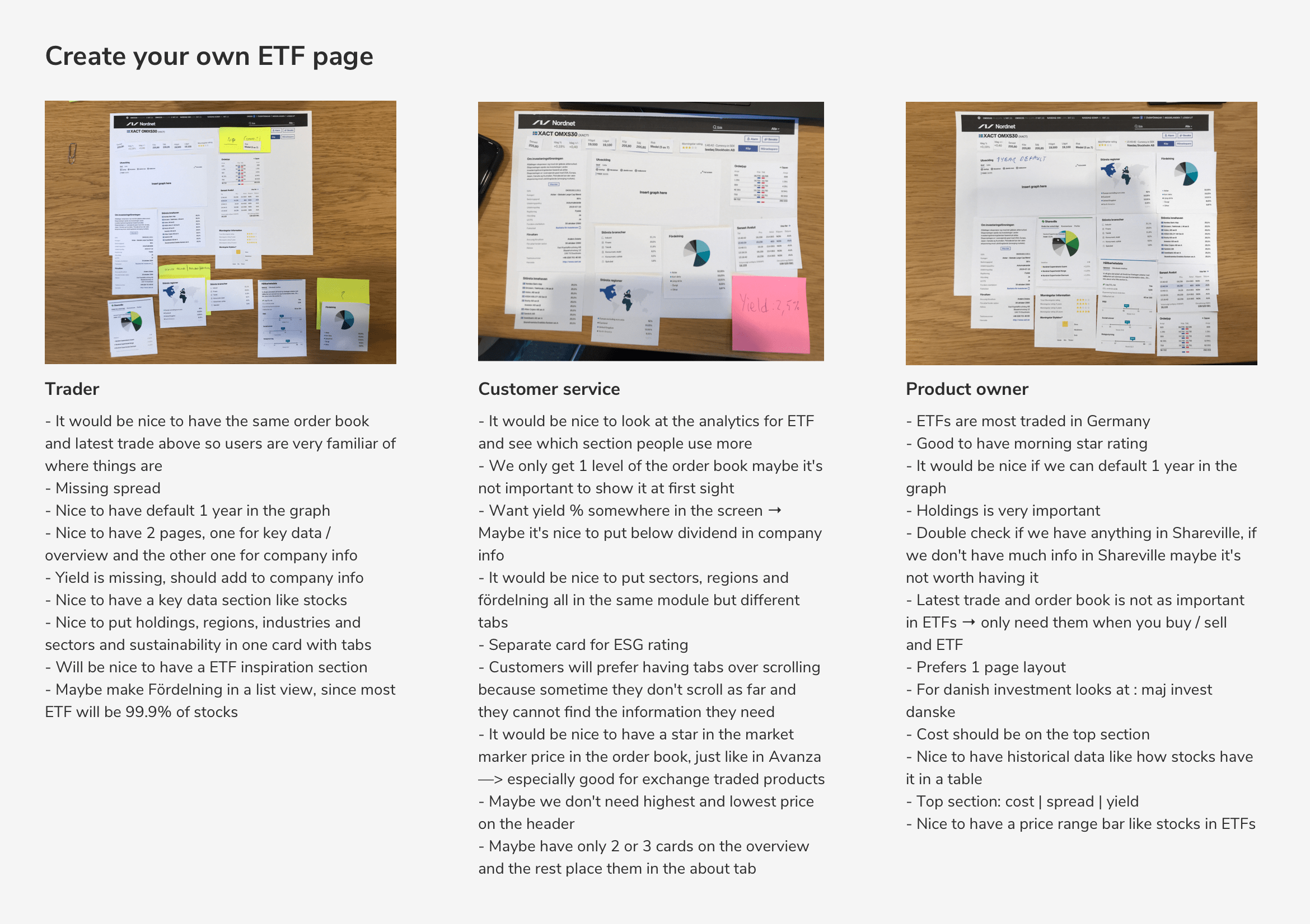 ETF Workshop 1